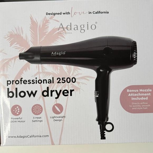 ADAGIO Professional 2500 Blow Dryer